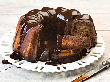Κέικ μπανάνα με σοκολάτα