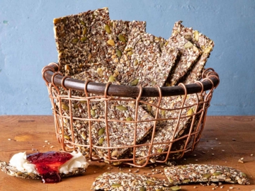 Κράκερ με super foods χωρίς γλουτένη