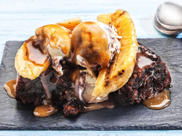 Μπανάνα σπλιτ με θεϊκό μπράουνι