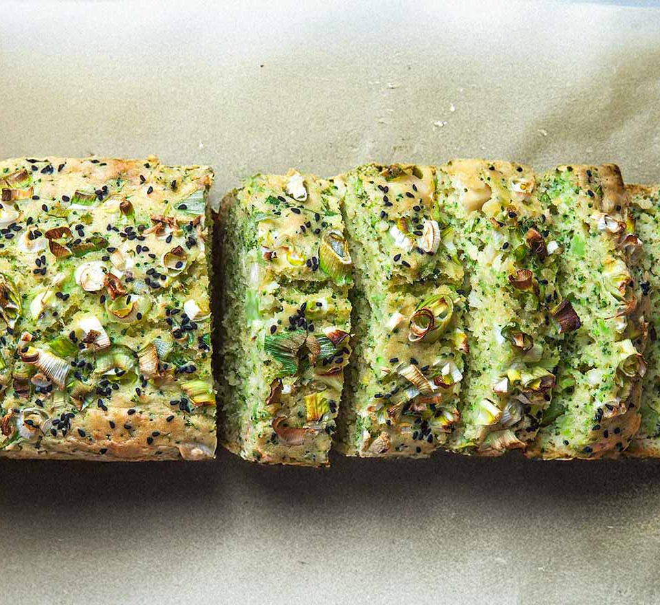 κεικ με μπροκολο - κεικ με ξινόγαλο