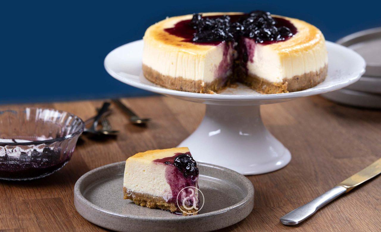 New York Cheesecake - αμερικανικο τσιζκεικ - cheesecake new york συνταγη - τσιζκεικ φουρνου