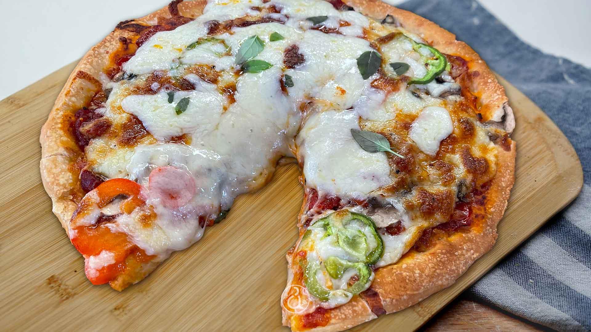 Αφράτη ζύμη για πίτσα – Pizza Chicago