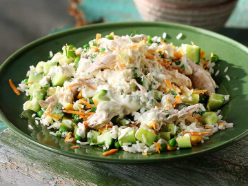 Ρυζοσαλάτα µε κοτόπουλο