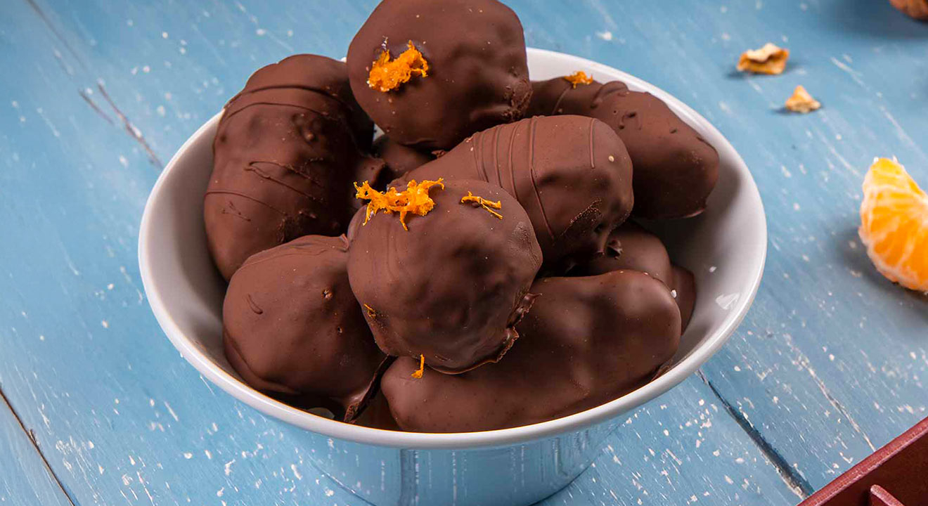 σοκολατακια με μανταρινι