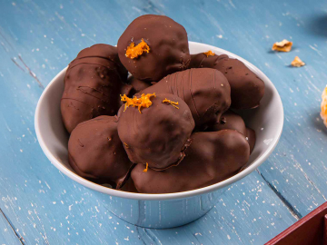 Σοκολατάκια καρύδι μανταρίνι