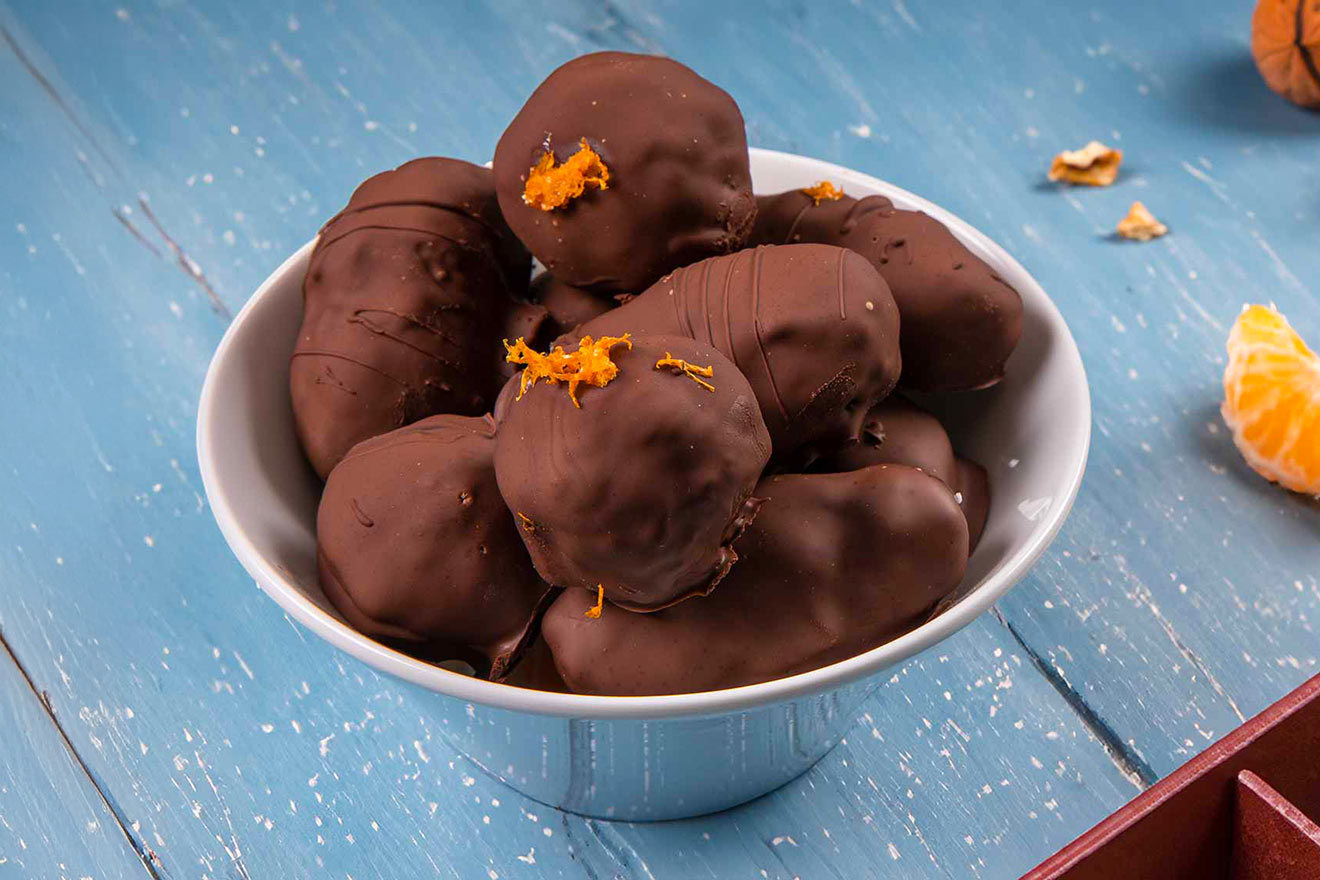 Σοκολατάκια καρύδι μανταρίνι