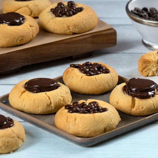 Μπισκότα βουτύρου με κομμάτια σοκολάτας