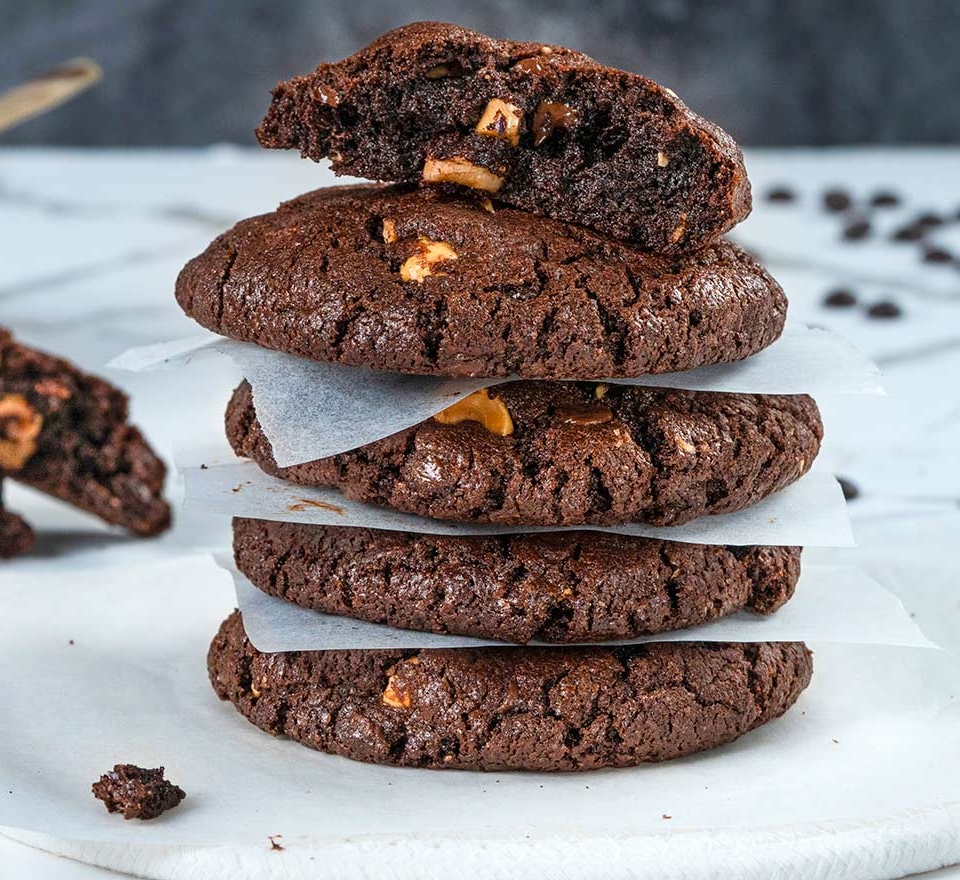 μπισκοτα με φουντουκι - σοκολατα με φουντουκια