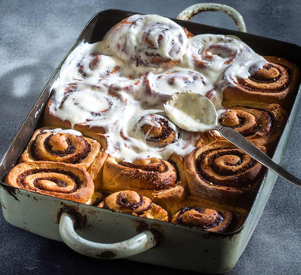 cinnamon rolls - ρολακια κανέλασ