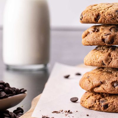 Cookies με κομμάτια σοκολάτας