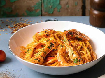 Shrimp pasta