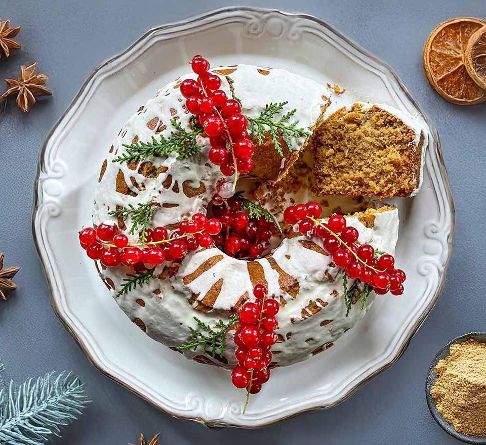 gingerbread cake - χριστουγεννιατικο κεικ