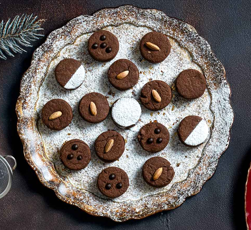 κουραμπιεδεσ με σοκολατα