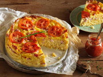 Μακαρονόπιτα χωρίς φύλλο