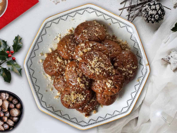 Μελομακάρονα με σιμιγδάλι