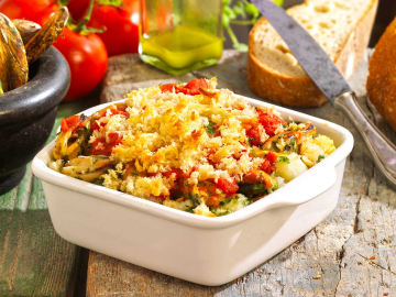 Μύδια στο φούρνο με τραγανή κρούστα