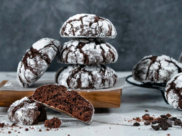 Μπισκότα κρακελέ σοκολάτας