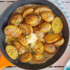 Buttered baby potatoes