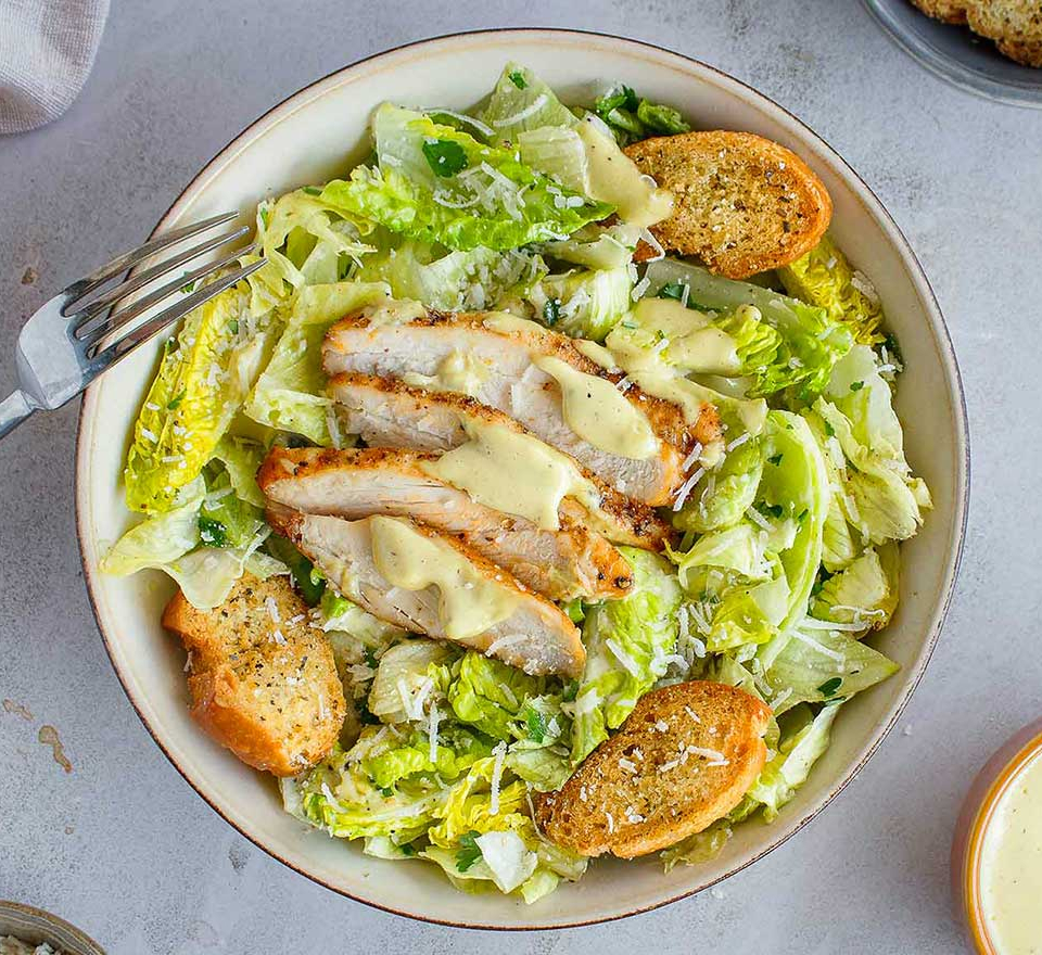 caesar salad - σαλάτα του καίσαρα - σαλάτα σίζαρ