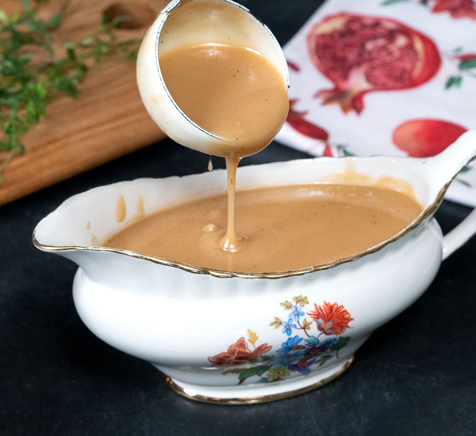 σαλτσα για γαλοπουλα - σαλτσα gravy