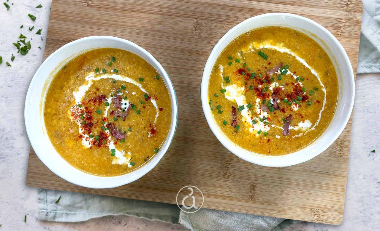 corn chowder - σουπα καλαμποκιου