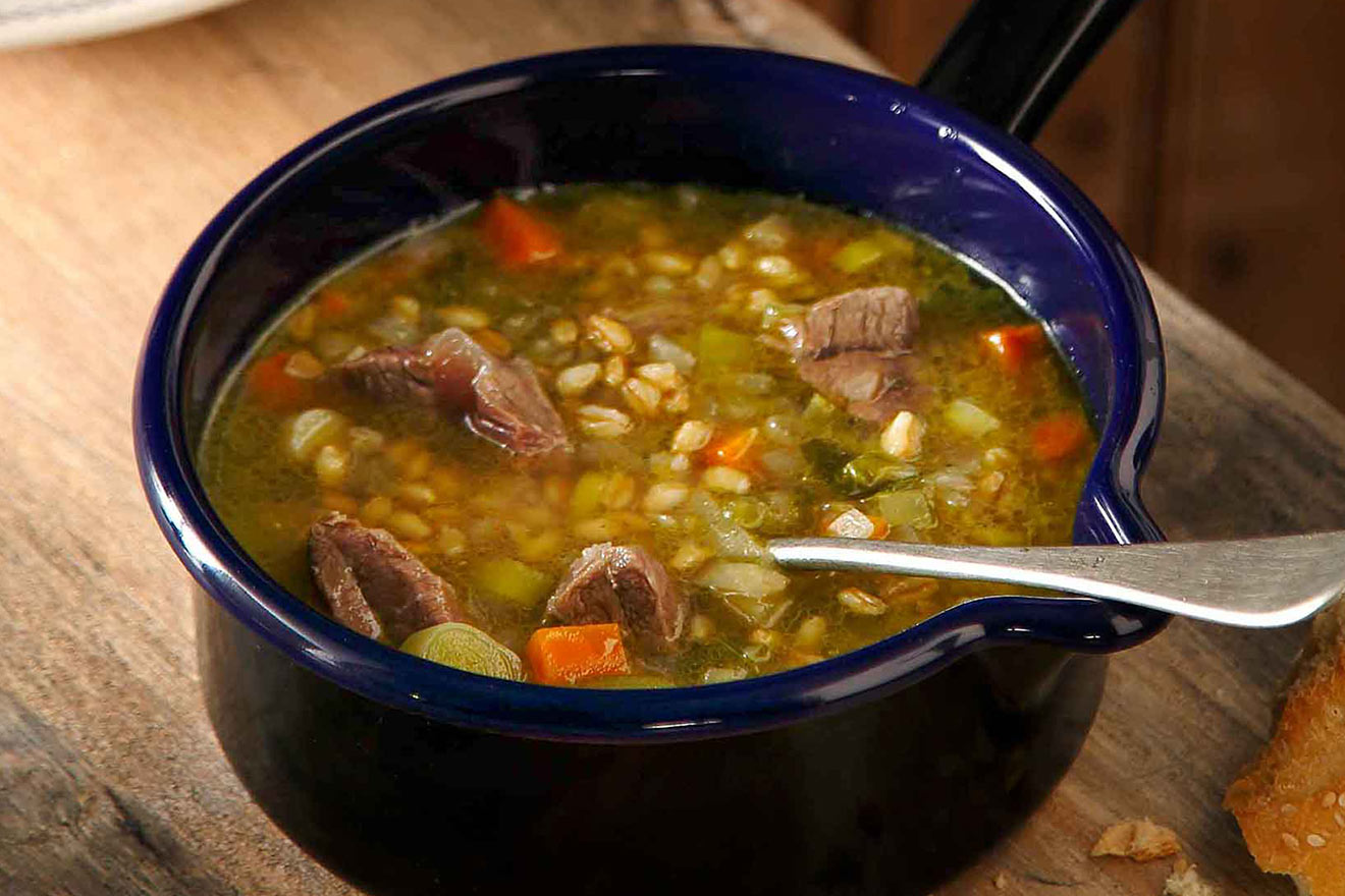 Μοσχάρι σούπα με λαχανικά