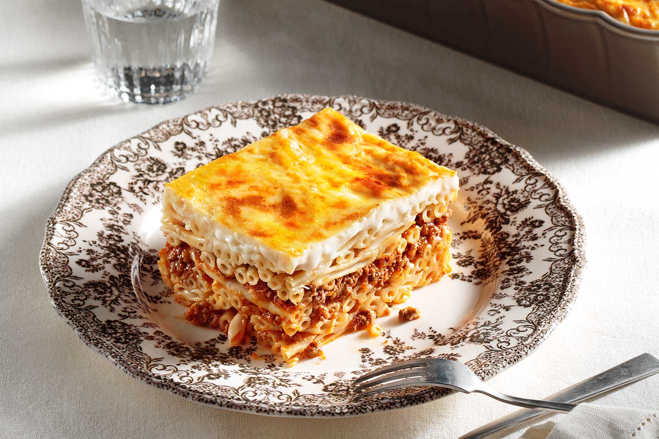 Traditional pastitsio