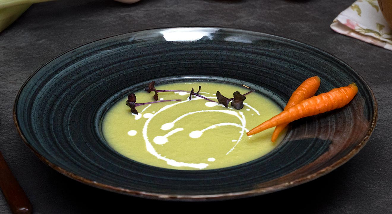 πρασοσουπα - πρασοσουπα βελουτε