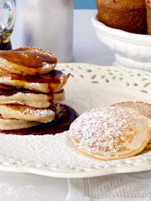 Τηγανίτες με μέλι και χωρίς αυγά