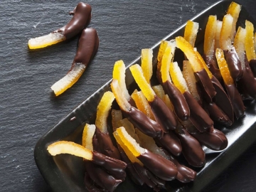 Φρουί γλασέ πορτοκάλι με σοκολάτα