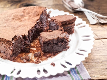 Κέικ σοκολάτας με κουβερτούρα