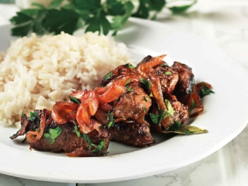 Συκώτι τηγανιτό από την Αργυρώ