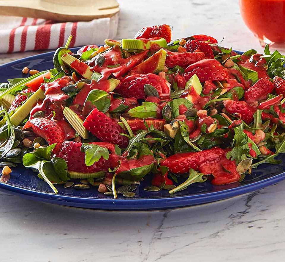 σαλάτα με φράουλες