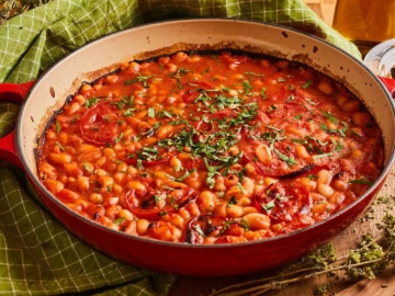 Φασολάδα στο φούρνο (Ροδίτικη Λοπάδα)