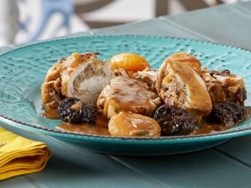 Κοτόπουλο φιλέτο γεμιστό Χριστουγεννιάτικο