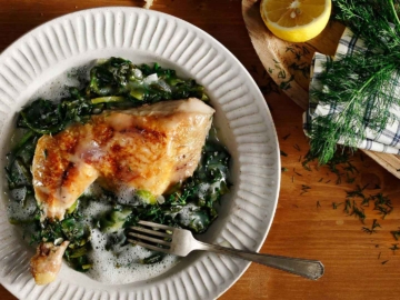 Φρικασέ κοτόπουλο