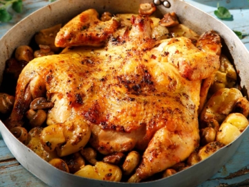 Κοτόπουλο πεταλούδα σε αρωματική μαρινάδα