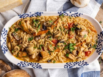 Κριθαρότο με κοτόπουλο