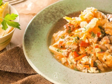 Λαχανόρυζο λεμονάτο της Αργυρώς