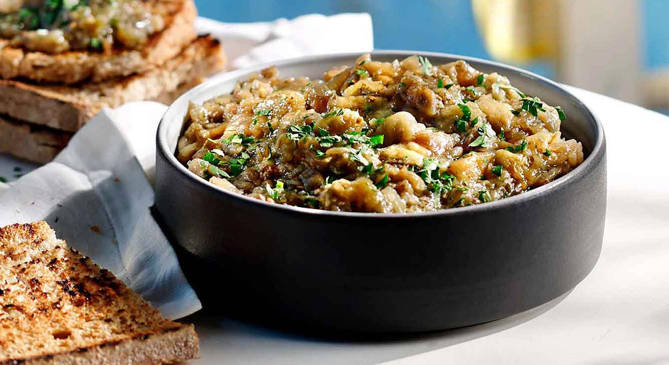μελιτζανοσαλατα - eggplant salad