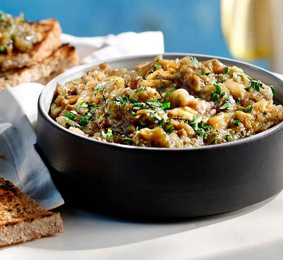 μελιτζανοσαλατα - eggplant salad