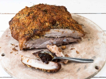 Πανσέτα με κρούστα μυρωδικών