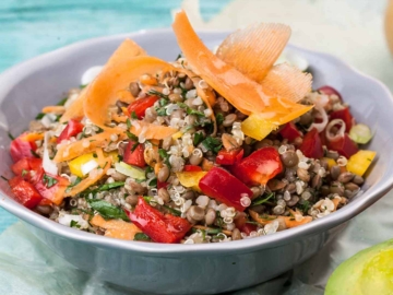 Σαλάτα φακές με κινόα