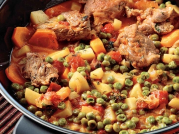 Χοιρινό µε λαχανικά στην κατσαρόλα