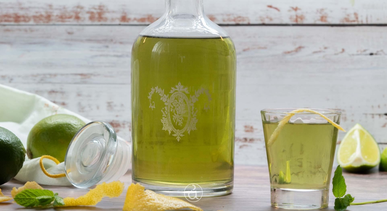 Λικέρ λεμόνι με λάιμ