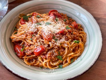 Vegan μακαρόνια με κιμά