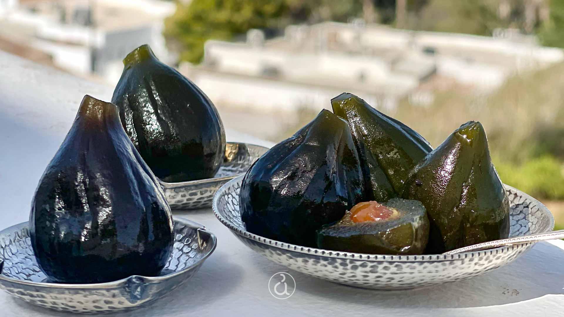 Traditional Greek fig spoon sweet