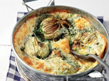 Κολοκυθοανθοί ομελέτα