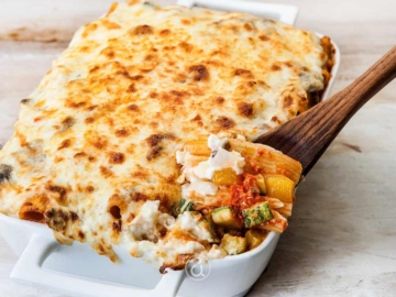 Παστίτσιο λαχανικών με μανιτάρια