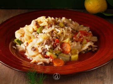 Λαχανόρυζο με κιμά